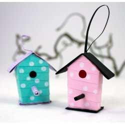 Quilling Template Ark - Bird House - Fuglehus