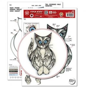 Quilling Template Ark - Cat - Kat