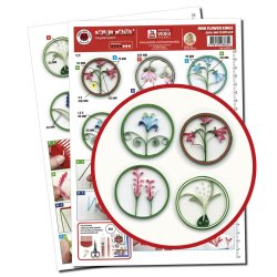 Quilling Template Ark - Mini Flower Rings - Mini Blomster ringe