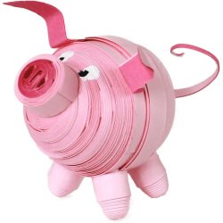 Quilling - Kit 3D - Little Lucky Piggy - 144 dele