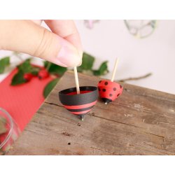 Quilling Template Ark - Little Lucky Bug &amp; Spider - Lille lykke Mariehne og Edderkop