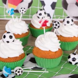 Fodbold stearinlys