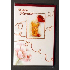 Kort til bedstefor&aelig;ldre med kuvert