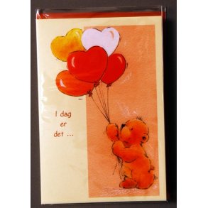 Kort til F&oslash;dselsdag - k&aelig;rlige