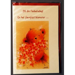 Kort til F&oslash;dselsdag - k&aelig;rlige