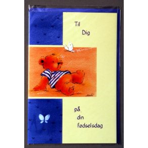Kort til F&oslash;dselsdag - k&aelig;rlige