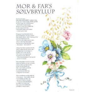 Mor og fars sølvbryllup ''fra børn''