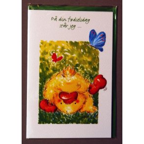 Kort til F&oslash;dselsdag - k&aelig;rlige