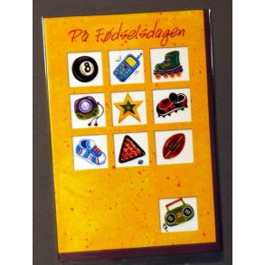 F&oslash;dselsdagskort - Teenage