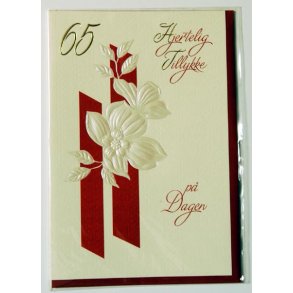 F&oslash;dselselsdagskort 50 &aring;r - med kuvert