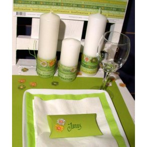 Konfirmation - Ide til borddækning