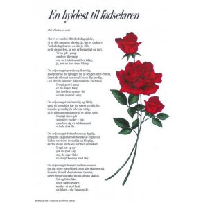 En hyldest til fødselaren ''fra gæster''