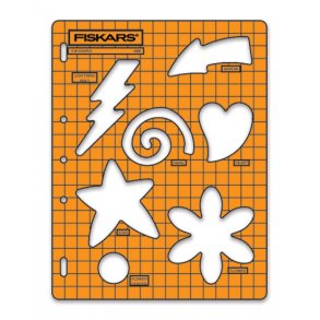 Fiskars skabelon med 7 forme/figurer
