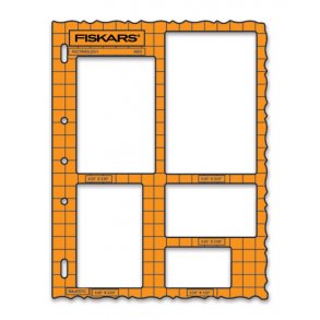 Fiskars skabelon med 5 Rektangler / mnster kant