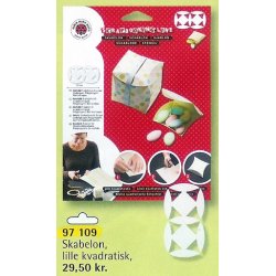 Skabelon - Box - Kvadratisk - Lille