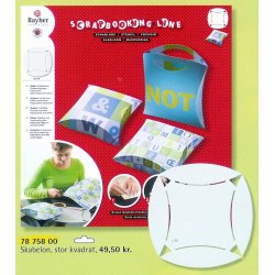 Skabelon - Box - Kvadrat - Stor