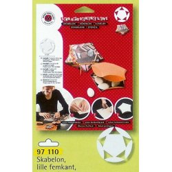 Skabelon - Box - Femkant - Lille