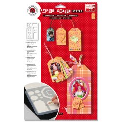 Skabelon - Fest og gavepynt - Mrker, hjerte, tags