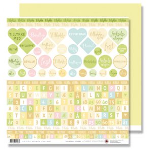 Pastel - Tekst, tillykke sjov