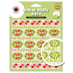 Laserstickers Roser - Dobbelt trykte