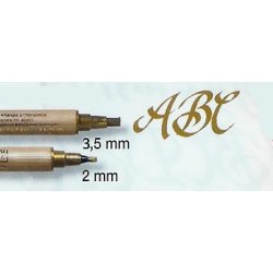 Kalligrafipenne - Guldmetallic