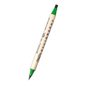 Kalligrafipenne - Lysegrøn pigment