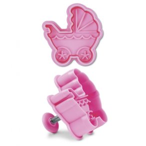 5 cm udstikker med prg og udskubber - barnevogn