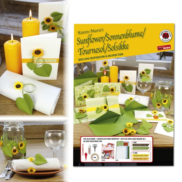 Instruktionsblad - Sunflower - Solsikke