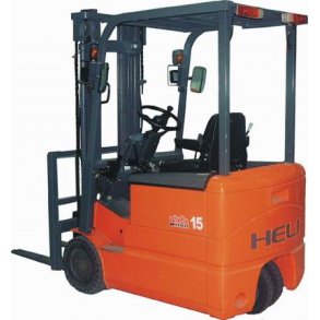 Heli  1,5 tons el DC gaffeltruck - 3 hjulet
