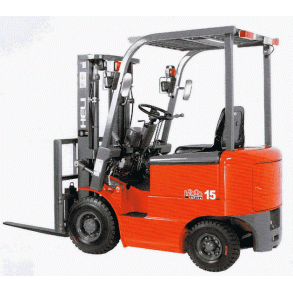 Heli  1,5 tons el gaffeltruck - 4 hjulet