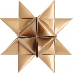 15 mm 25 mm Stjernestrimler - 40 stk Kobber - Glitter/Lak - Oslo