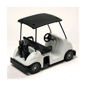 Golfvogn til kagepynt, sangskjulerpynt, bordpynt