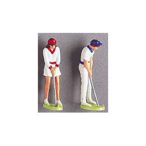 Golfpige og golfdreng