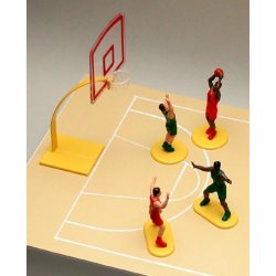  Sangskjuler - basketboldspillere og mlkurv