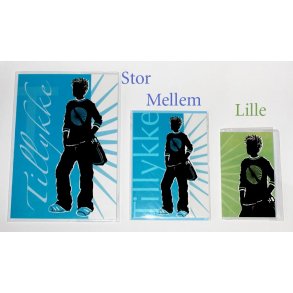 Telegram til konfirmation - Smart dreng