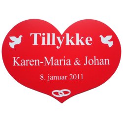  Skjold til bryllup - Fix og frdig 