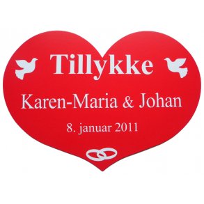  Skjold til bryllup - Fix og frdig 