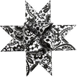 40 mm Stjernestrimler -  40 stk i 5 mnstre - Paris