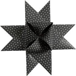 40 mm Stjernestrimler -  40 stk i 5 mnstre - Paris