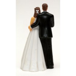 12 cm kagefigur til bryllup - Brudepar