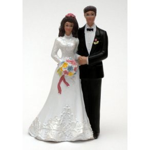 12 cm bryllupsfigur - Gift par