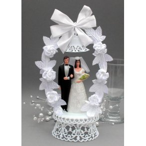 25 cm kagefigur til bryllup - brudepar