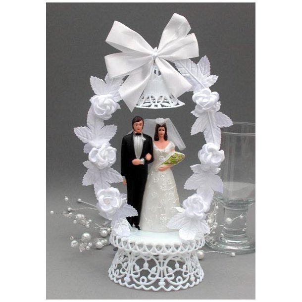 25 cm kagefigur til bryllup - brudepar