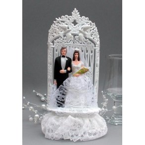 22,5 cm kagefigur til bryllup - brudepar