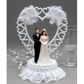 24 cm kagefigur til bryllup - brudepar