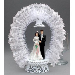 26 cm kagefigur til bryllup - brudepar