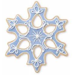 Udstikker St - Jul - Snekrystal / Snefnug - 3 dele