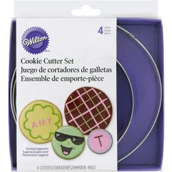 Udstikker s�t - Cirkler - 4 dele i metal