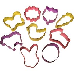 Udstikker St - Pske Stor - 9 dele i malet metal