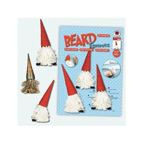 Instruktionsblad - 3D Quilling Beard Gnomes - Skg Nisser